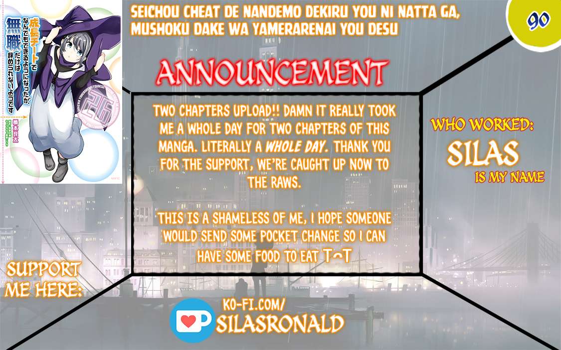 Seichou Cheat de Nandemo Dekiru You ni Natta ga, Mushoku Dake wa Yamerarenai You Desu Chapter 90 1